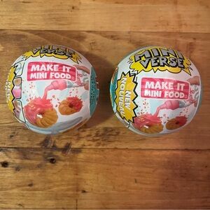 MGA's Miniverse Make It Mini Food Cafe Series 3 - Bundle